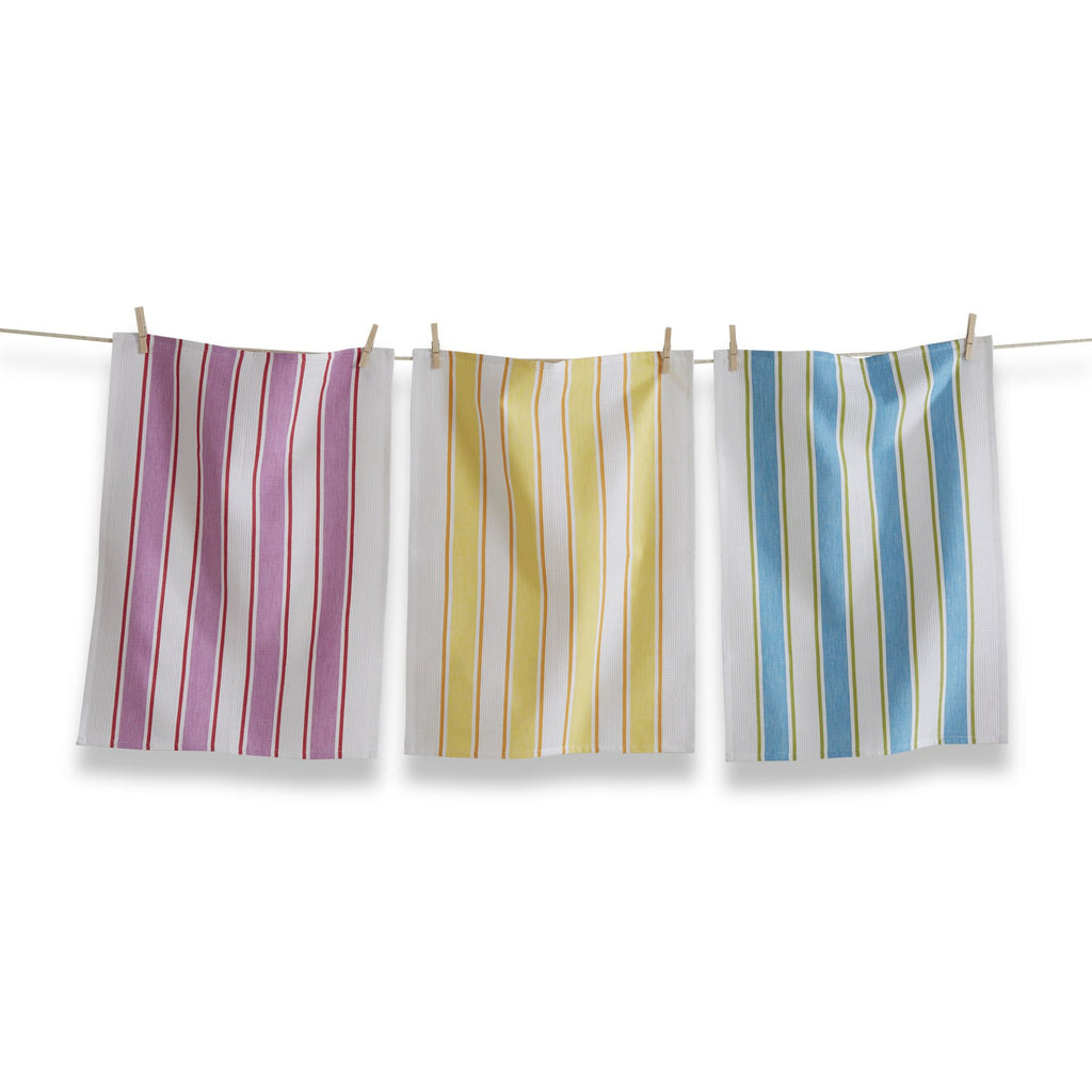 Bright Stripe Dishtowel Set of 3