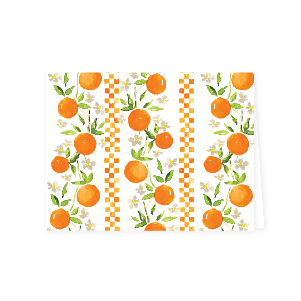 Orange Blossom Folded Notes - Set of 10