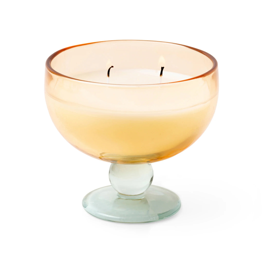 Wild Neroli Yellow and Blue Goblet 6 oz. Candle