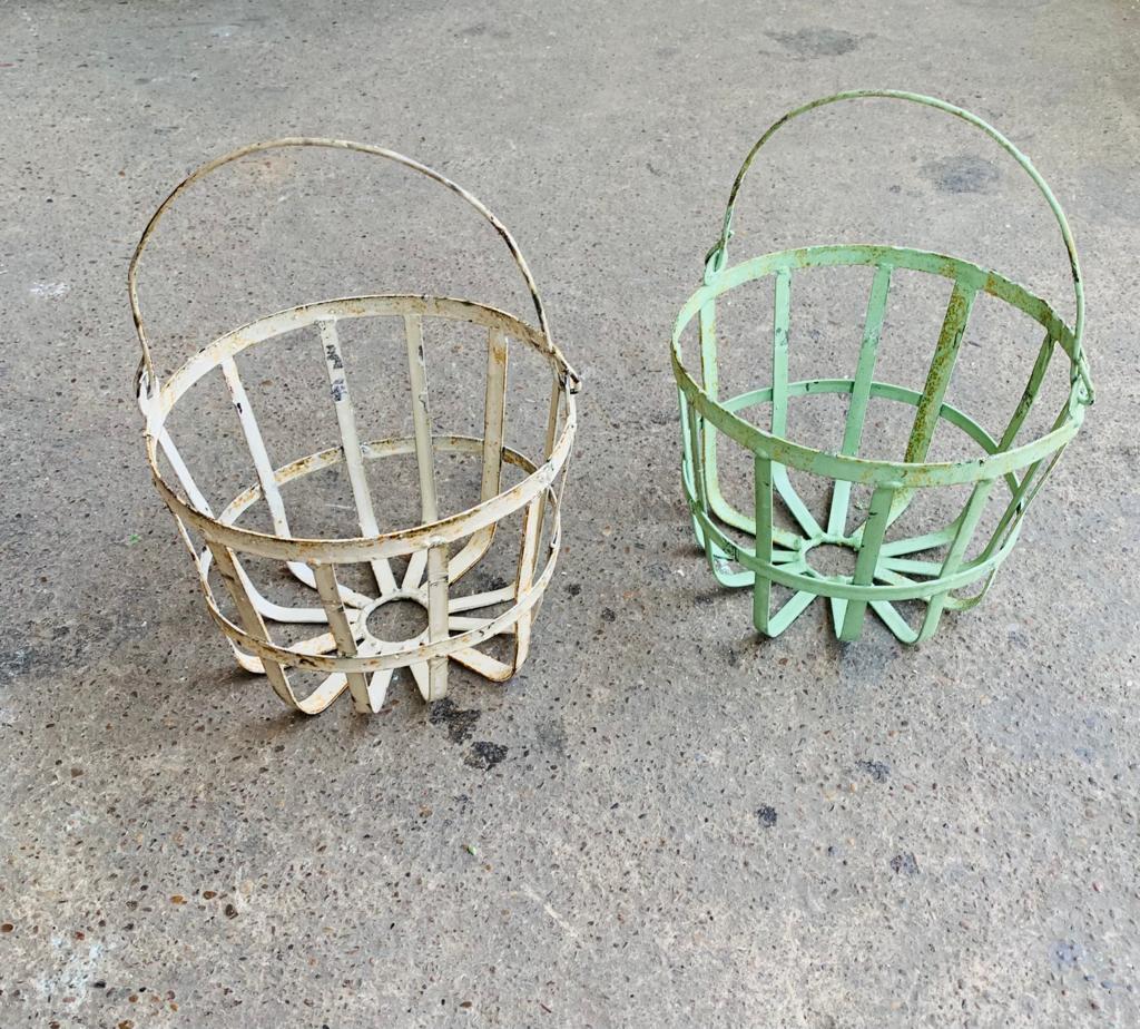 Mini Iron Basket with Handle